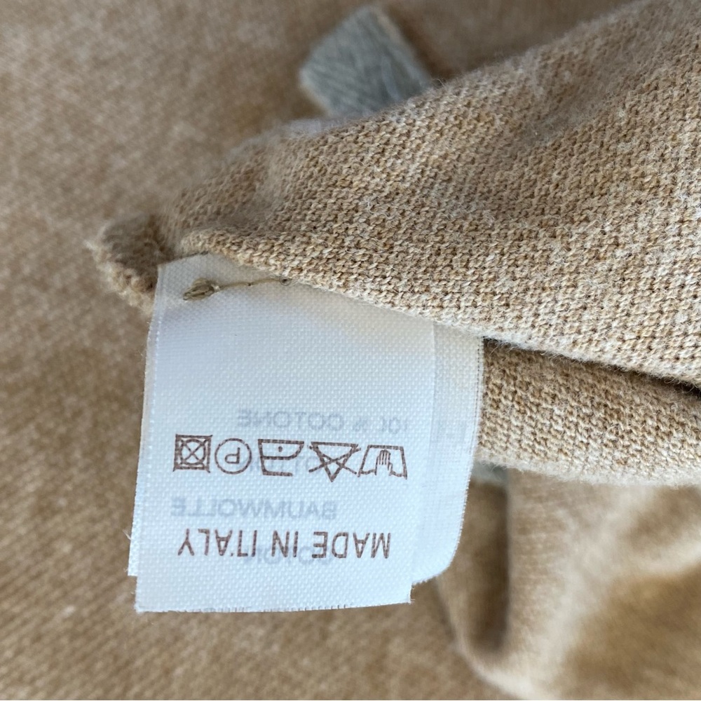 Brunello Cucinelli Beige Long Sleeve Polo Shirt - Picture 10 of 14